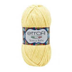 Etrofil Yonca Baby plüss, zsenília fonal 70213 Sárga