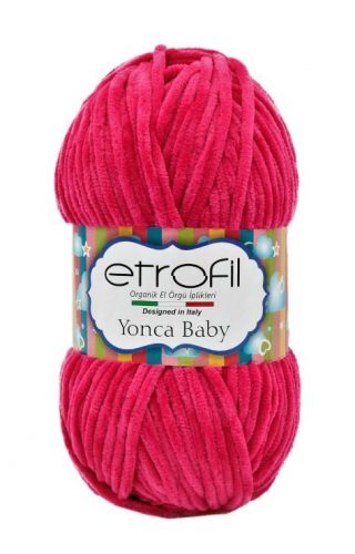 Etrofil Yonca Baby plüss, zsenília fonal 70320 Fukszia