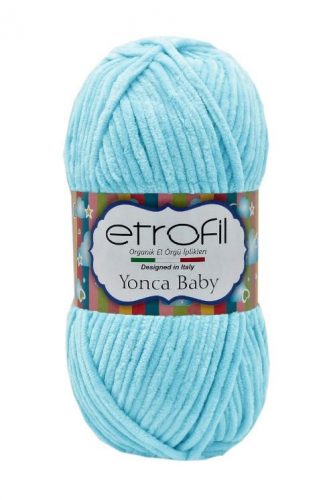 Etrofil Yonca Baby plüss, zsenília fonal 70519 Világos kék