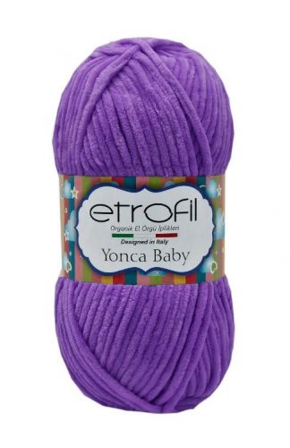 Etrofil Yonca Baby plüss, zsenília fonal 70608 Világos lila