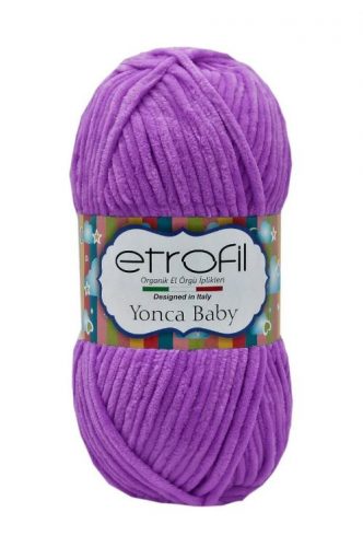 Etrofil Yonca Baby plüss, zsenília fonal 70610 Lila