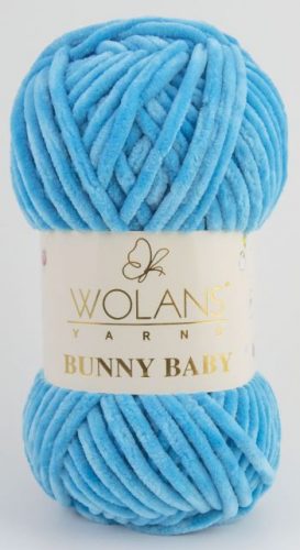 Wolans Bunny Baby plüss fonal 1012 Kék