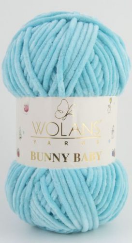 Wolans Bunny Baby plüss fonal 1013 Türkizkék