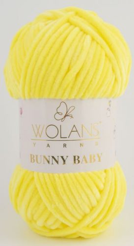 Wolans Bunny Baby plüss fonal 1014 Sárga