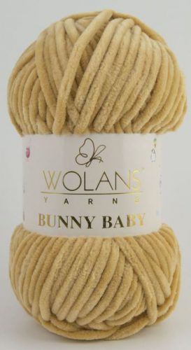 Wolans Bunny Baby plüss fonal 1018 Halvány barna