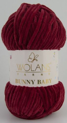 Wolans Bunny Baby plüss fonal 1020 Bordó