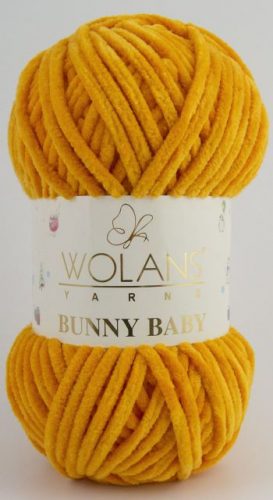 Wolans Bunny Baby plüss fonal 1025 Okker narancs