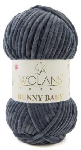 Wolans Bunny Baby plüss fonal 1030 Sötétszürke