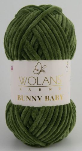 Wolans Bunny Baby plüss fonal 1032 Sötétzöld