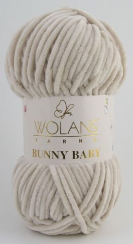 Wolans Bunny Baby plüss fonal 1034 Tört fehér