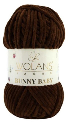 Wolans Bunny Baby plüss fonal 1040 Csokoládé