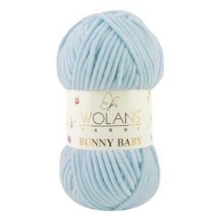 Wolans Bunny Baby plüss fonal 1048 Pasztell kék