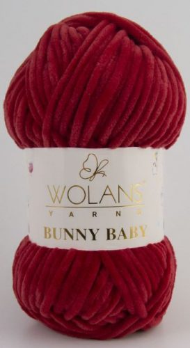 Wolans Bunny Baby plüss fonal 1058 Rubint piros