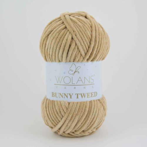 Wolans Bunny Baby Tweed plüss, zsenília fonal 140-10 Karamell