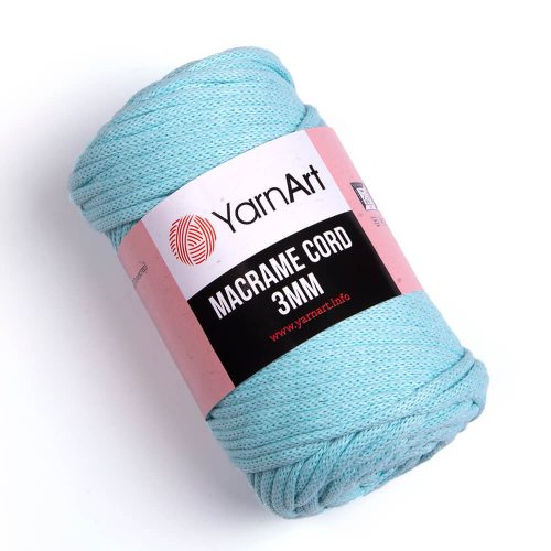 Yarn art macrame cord fonal 3mm 775 menta