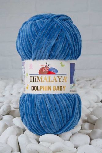 Himalaya Dolphin baby zsenília fonal 80341 páva kék