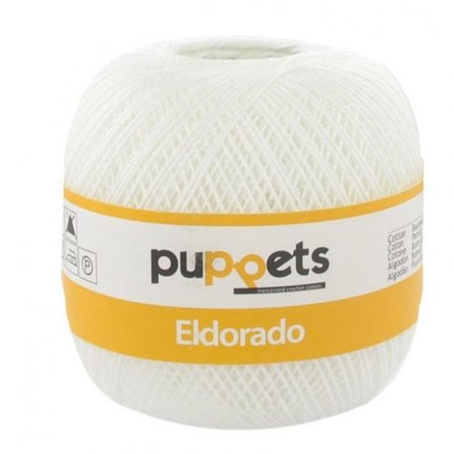 Puppets, Eldorado fonal 10-es - 7001 - fehér 100g