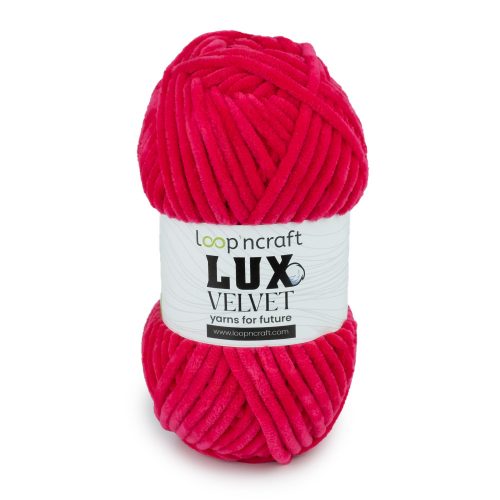 Lux Velvet prémium zsenília fonal LV10-17 - Fukszia