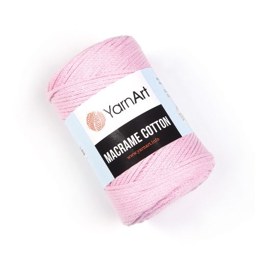 Yarn art macrame cotton fonal 2mm 762 Rózsaszín