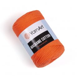 Yarn art macrame cotton fonal 2mm 800 narancs