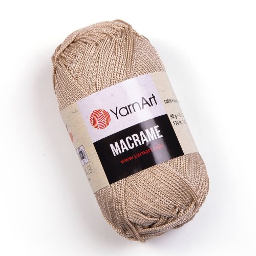 Yarn art macrame fonal 1.5mm 166 világos bézs