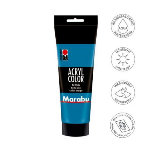 Marabu Color akrilfesték 100ml 056 Cián kék