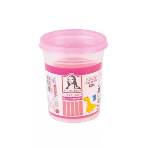 Gyurma, színes, play dough 120 g Mona Lisa - neon pink