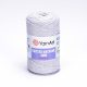 Yarn art twisted 3mm macrame kifésülhető fonal 756 világos szürke