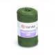 Yarn art twisted 3mm macrame kifésülhető fonal 787 zöld