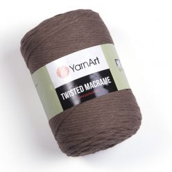 Yarn art rope 5mm macrame kifésülhető fonal 788 barna